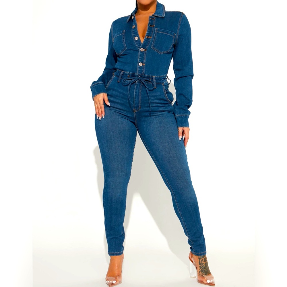 Denim Jumpsuit NWT
